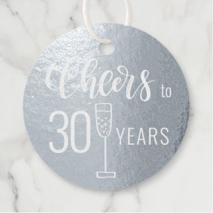 Prost auf 30 Jahre Männer Geburtstag elegant Geschenkanhänger