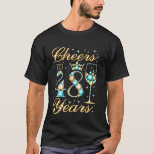 Prost auf 48 Jahre 48. Geburtstagsfeier Frau Prinz T-Shirt