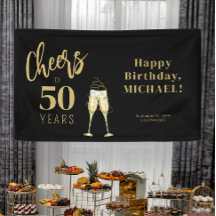 Prost auf 50 Jahre schwarzes Gold 50. Geburtstagsf