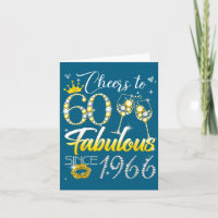 Prost auf 60 fantastisch seit 1966 60. Geburtstag