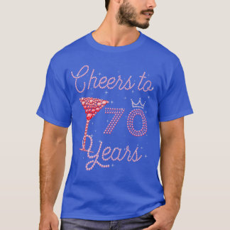 Prost auf 70 Jahre 70. Geburtstag 70 Jahre alt Bda T-Shirt
