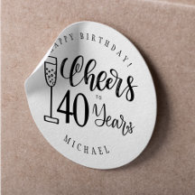 Prost auf das Alter Männer Jahre Typografie Alles