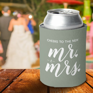 Prost auf das neue Herr und Frau Hochzeit Dosenkühler