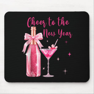 Prost auf das neue Jahr 2026 Champagner Silvester Mousepad