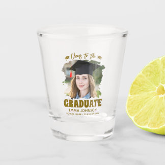 Prost auf den Absolventen - Benutzerdefiniertes Fo Schnapsglas