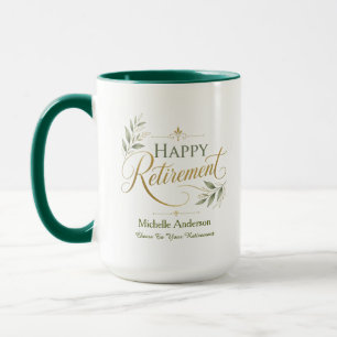 Prost auf Ihre Pensionierung Personalisierter Name Tasse