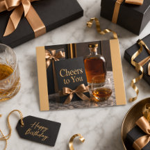 Prost auf Ihren Bourbon Whiskey Geburtstag 