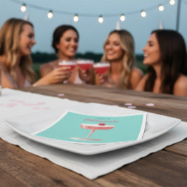 Prost auf [Name] personalisierte Party-Servietten Serviette