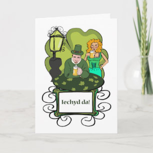 Prost auf Walisisch zum St. Patrick's Day: Iechyd  Karte