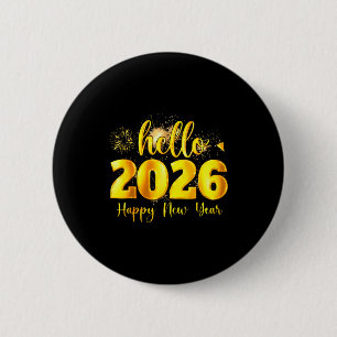 Prost aufs neue Jahr Frohes neues Jahr 2026 Party  Button