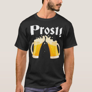 Prost Beer Amerikanische Flagge Fantastisches Okto T-Shirt