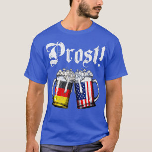 Prost Beer Deutsche Fahne T Oktoberfest Männer T-Shirt