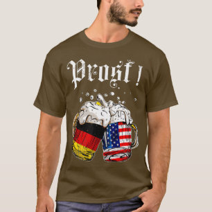 Prost Beer Deutsche Flagge Oktoberfest Männer M T-Shirt