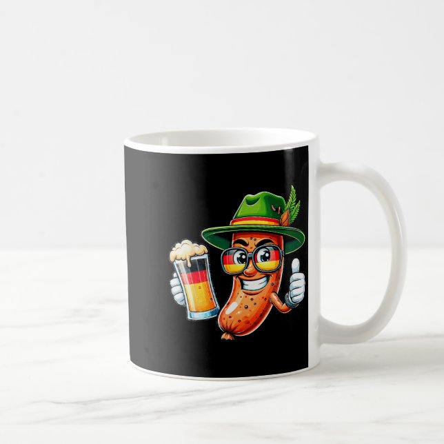 Prost Beer German American Flag Men Mug  Kaffeetasse (Rechts)