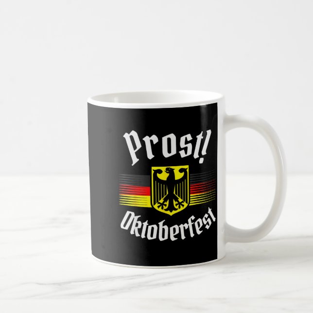 Prost Beer German American Flag Men Mug  Kaffeetasse (Rechts)