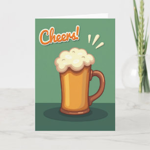 Prost Bierkrug Feierkarte Karte