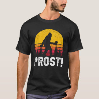 Prost Bigfoot Craft Bierbrauer Sasquatch Oktoberf T-Shirt