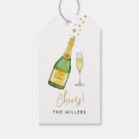 Prost Champagnerflasche & Glas