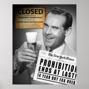 PROST! DAS VERBOT IST VORBEI! POSTER
