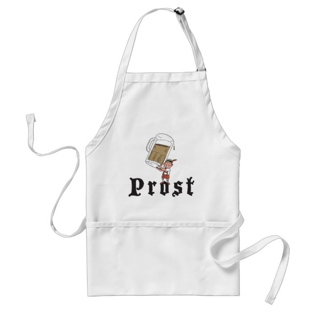 Prost Deutsch-Trinken Schürze (Vorne)
