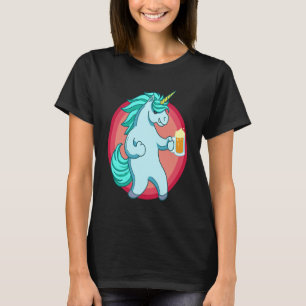 Prost Einhorn trinkt Bier Bierfestival T-Shirt