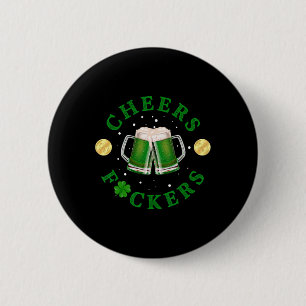 Prost Ers Lustig St Patricks Day Irisches Trinken Button