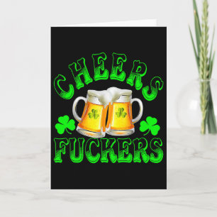 Prost Ers Lustig St Patricks Day Irisches Trinken Karte