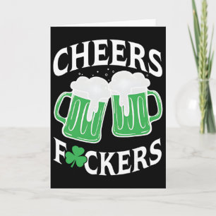 Prost Ers Shamrock, Lustiges Trinken, St Patricks Karte