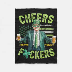 Prost Ers St Patricks Day Lustiger Biertrinker Tru Fleecedecke