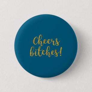 Prost Es Happy New Year Feier Silvester Button