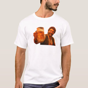 Prost Gutes Bier Gute Zeiten Gute Freunde auf Weiß T-Shirt