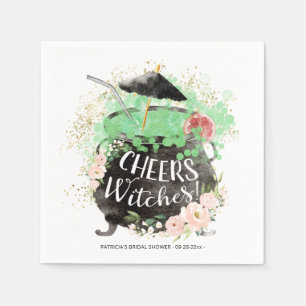 Prost Hexen Cocktail Halloween Junggesellinnenabsc Serviette