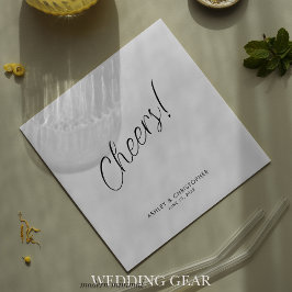 Prost! Minimaler Cocktail für jeden Anlass Serviette