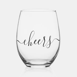 Prost Minimalist Weinglas Ohne Stiel