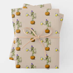 Prost Monster Halloween Geschenkpapier Set