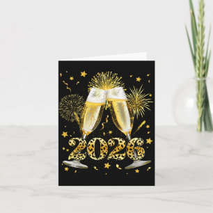 Prost Neujahr 2026 Feuerwerk Frohes Neues Jahr Fam Karte