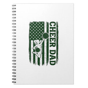 Prost Papa Amerikanische Flagge Vintage Vektor Des Notizblock