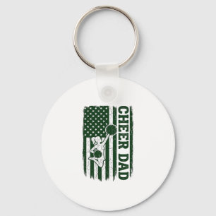 Prost Papa Amerikanische Flagge Vintage Vektor Des Schlüsselanhänger