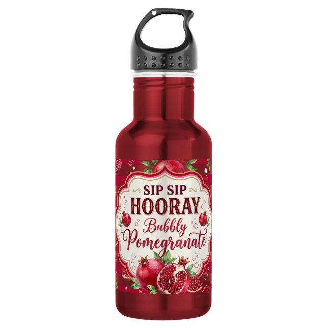 Prost Prost Hurra Edelstahlflasche (Vorderseite)