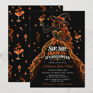 Prost Prost Hurra Halloween Mädchenabend Einladung
