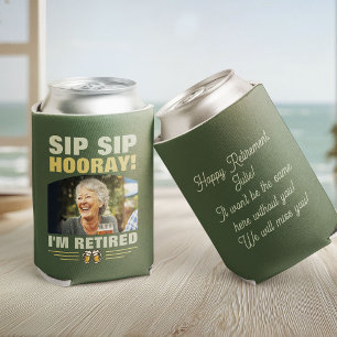 Prost Prost Hurra Ich bin im Ruhestand Foto Ruhest Dosenkühler