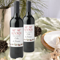 Prost Prost Hurra Stechpalmenzweig Winterhochzeit