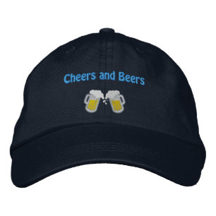 Prost und Bier bestickte Mütze Baseballkappe