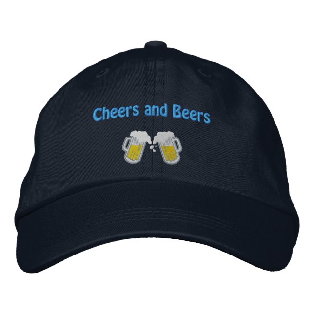Prost und Bier bestickte Mütze Baseballkappe (Vorderseite)