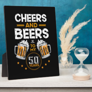Prost und Bier zu meinen 50 Jahren Fotoplatte