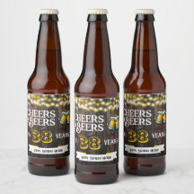 Prost und Bier zum 38. rustikalen Geburtstag