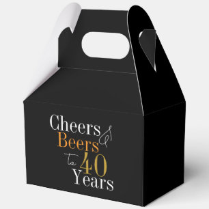Prost und Bier zum 40. Geburtstag 40. Geburtstagsf Geschenkschachtel