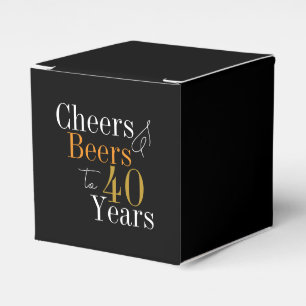 Prost und Bier zum 40. Geburtstag 40. Geburtstagsf Geschenkschachtel
