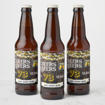 Prost und Bier zum 73. rustikalen Geburtstag