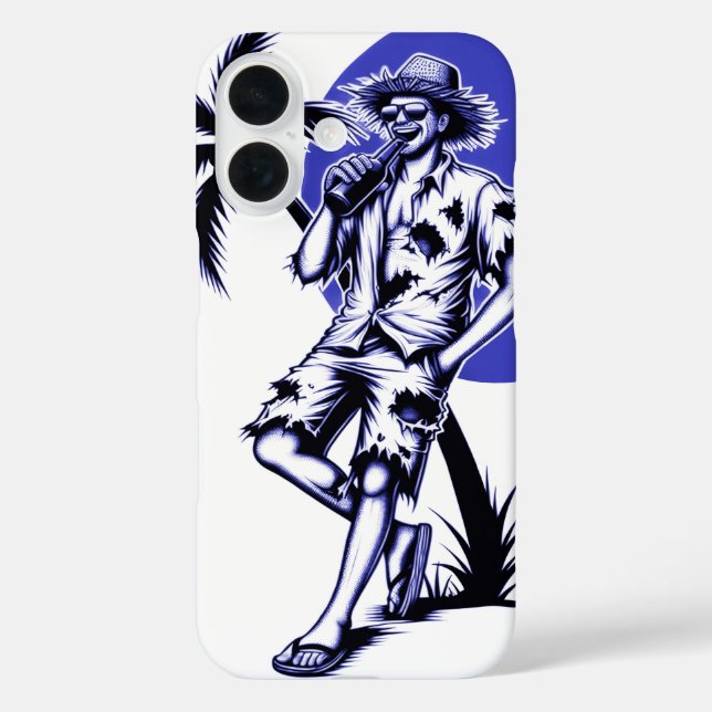 Prost unter Palmen im Urlaub Case-Mate iPhone Hülle (Rückseite)